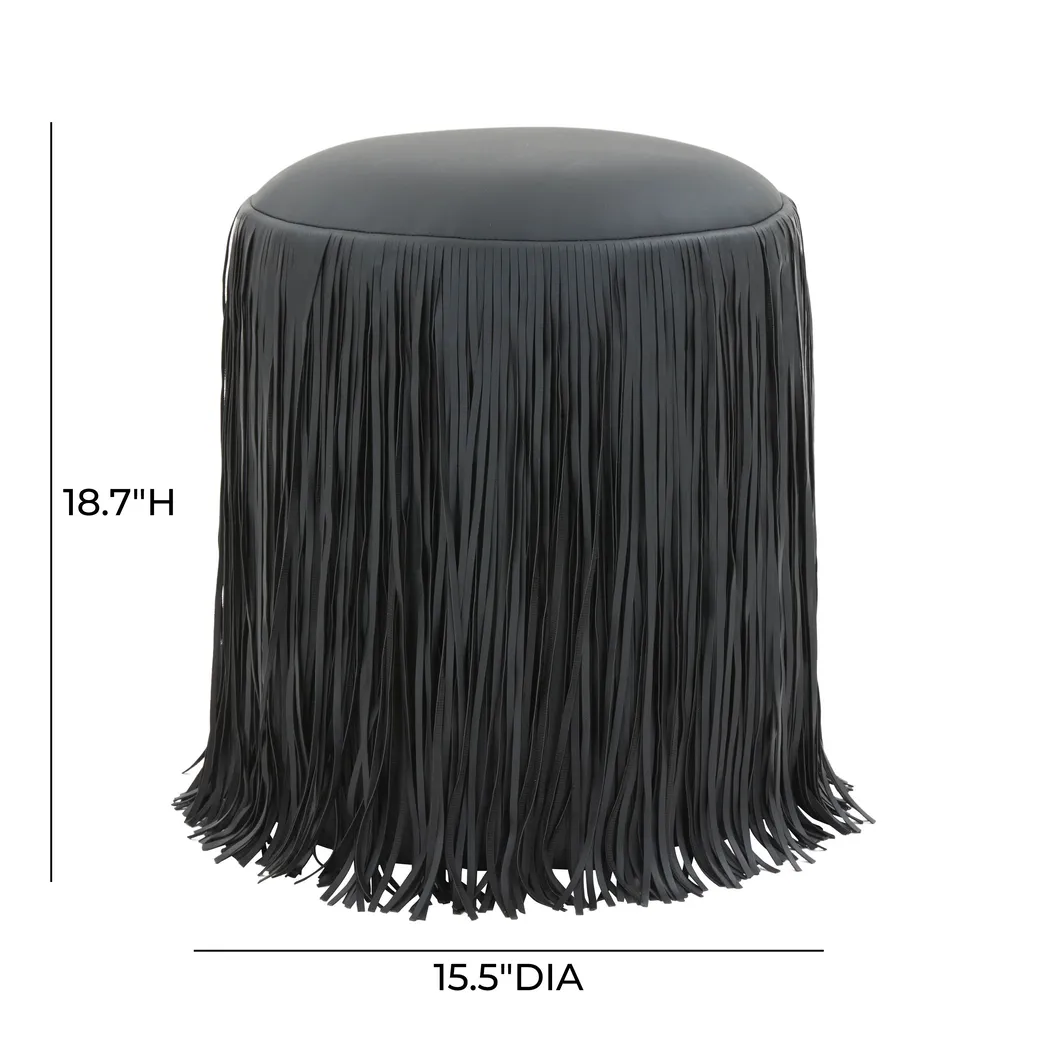 Linnwood Black Ottoman - Thumbnail - Image 5