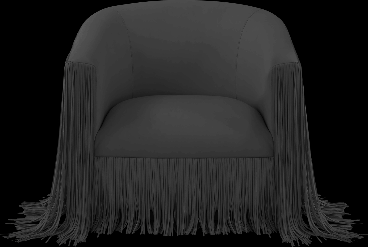 Linnwood Black Swivel Accent Chair - Thumbnail - Image 3