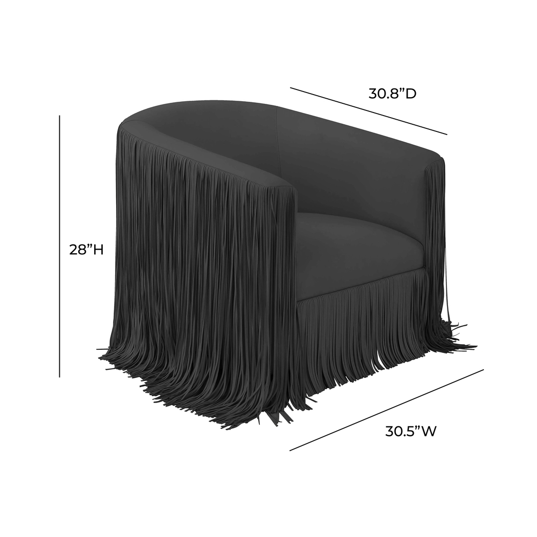 Linnwood Black Swivel Accent Chair - Thumbnail - Image 6