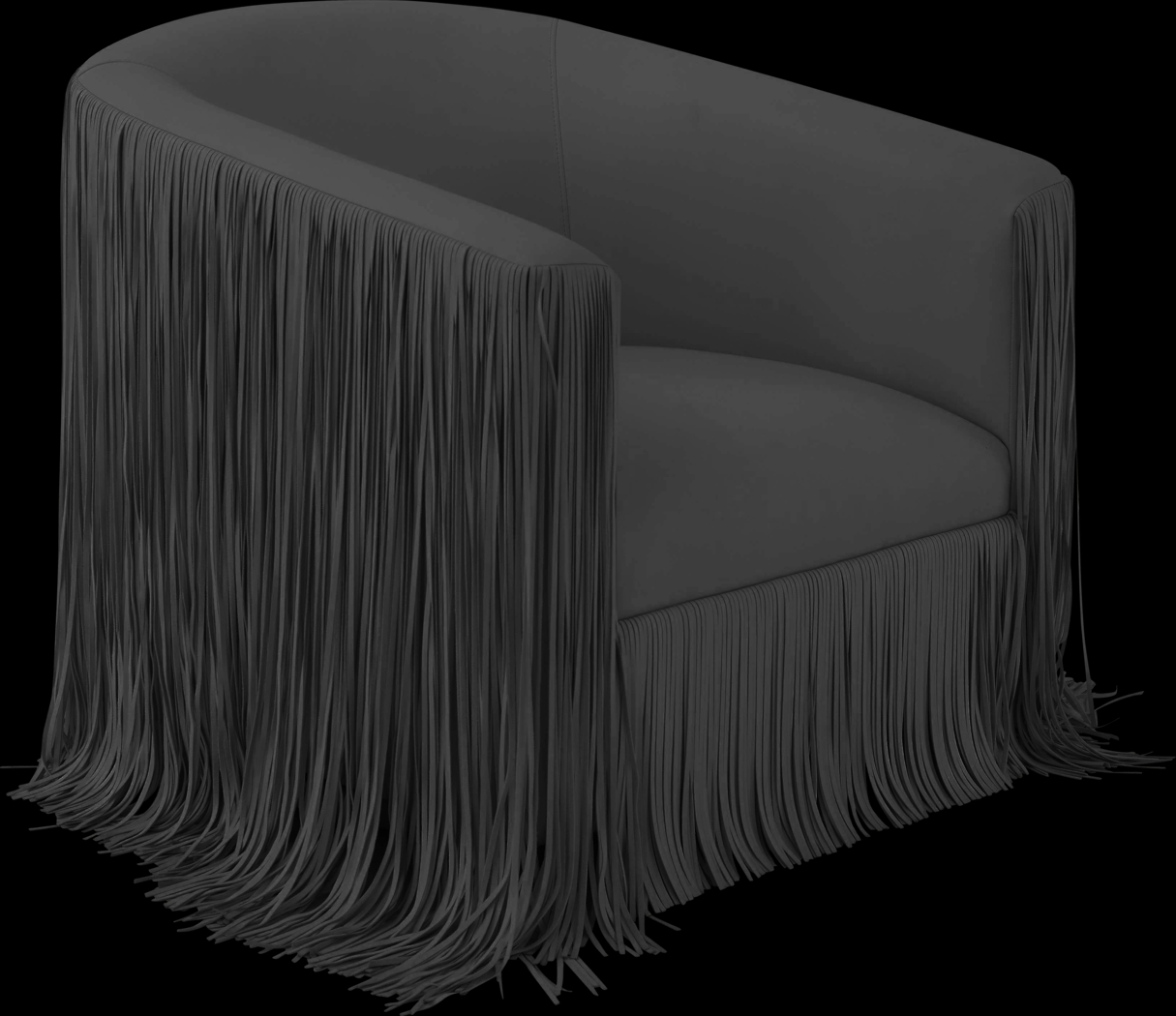 Linnwood Black Swivel Accent Chair - Thumbnail - Image 1