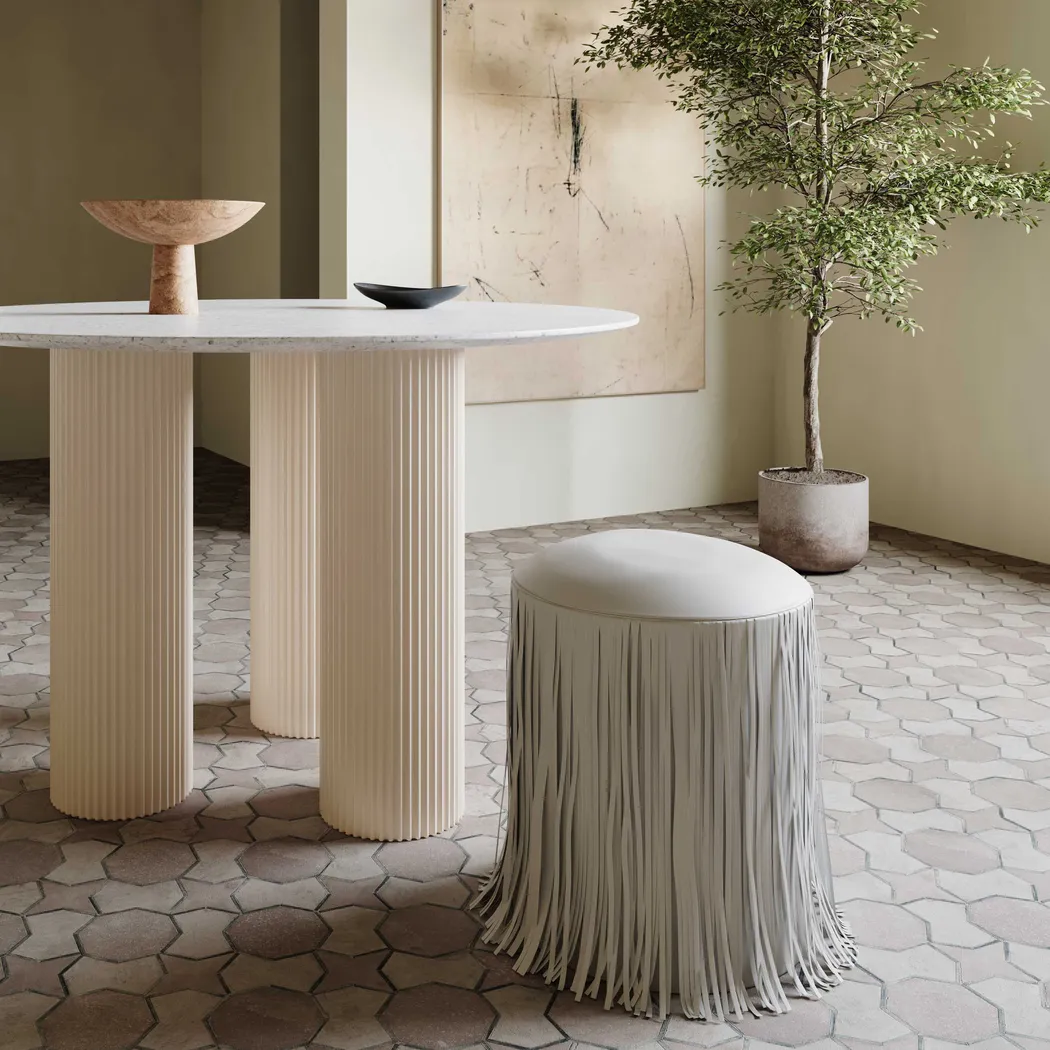 Linnwood Gray Ottoman - Thumbnail - Image 2