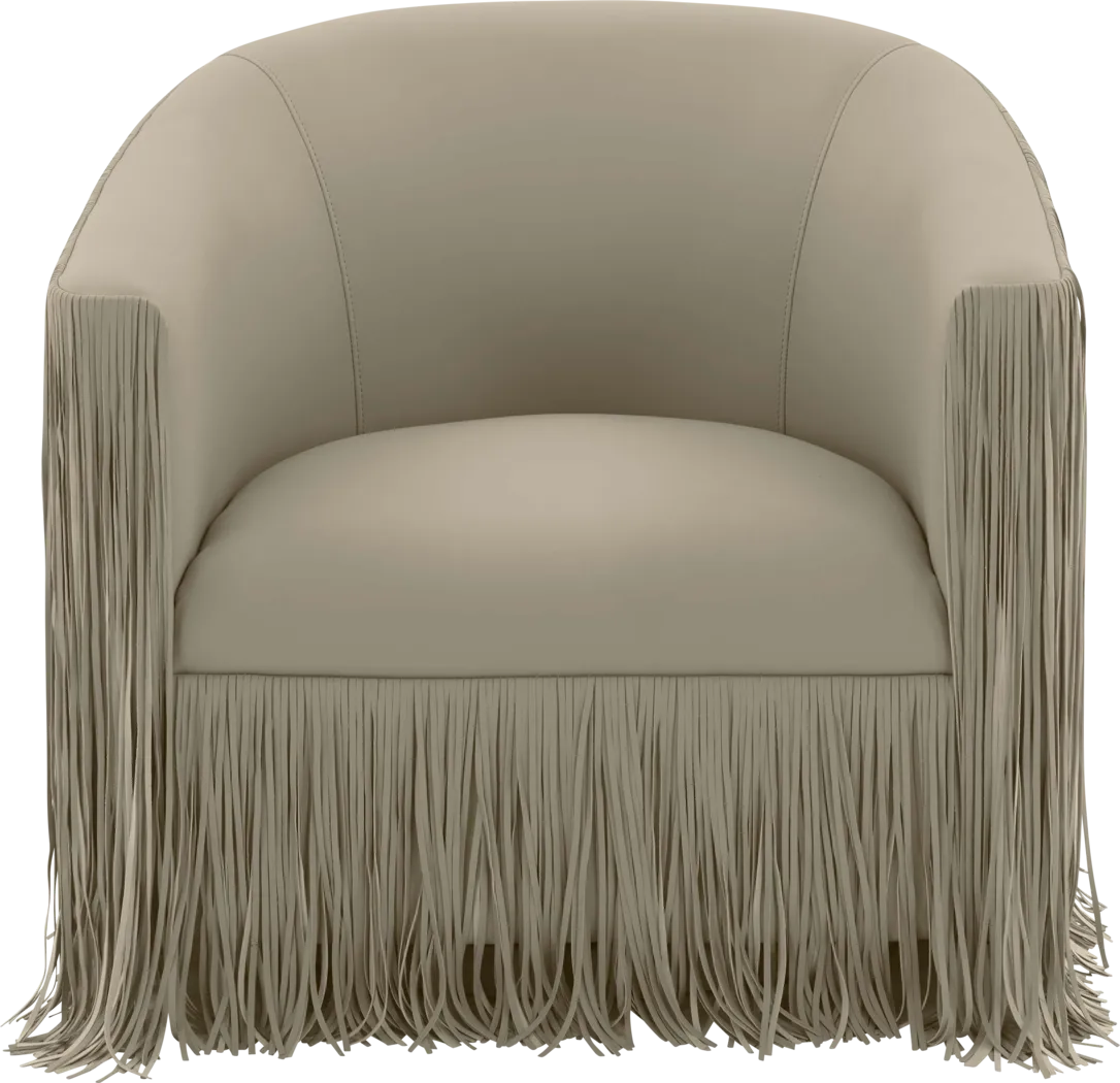 Linnwood Gray Swivel Accent Chair - Thumbnail - Image 3