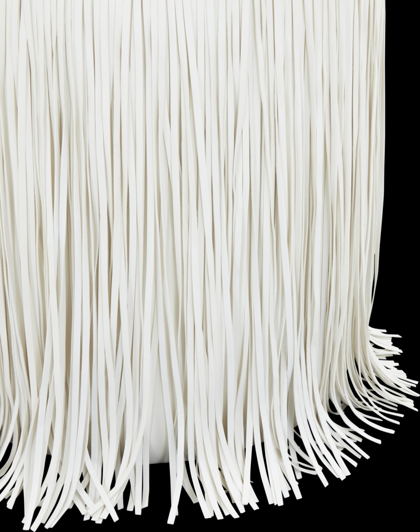 Linnwood Ivory Ottoman - Thumbnail - Image 4