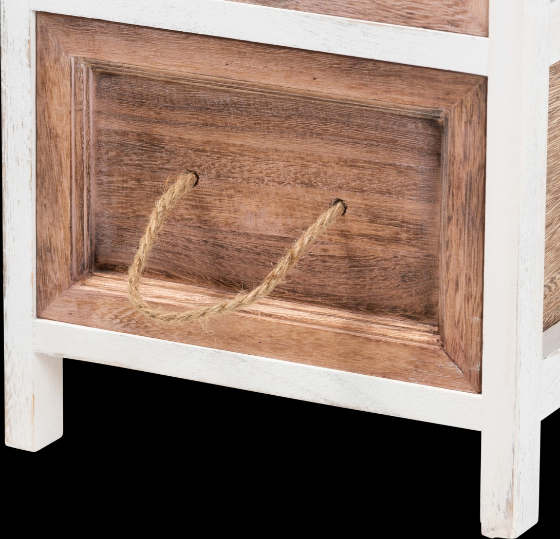 Linretta White Small 4 Drawer Accent Cabinet - Thumbnail - Image 6