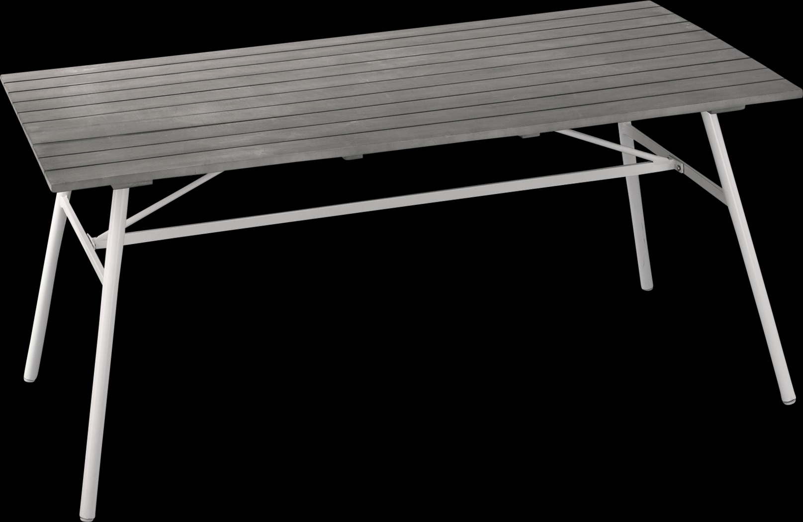 Linten Gray Outdoor Dining Table - Thumbnail - Image 1