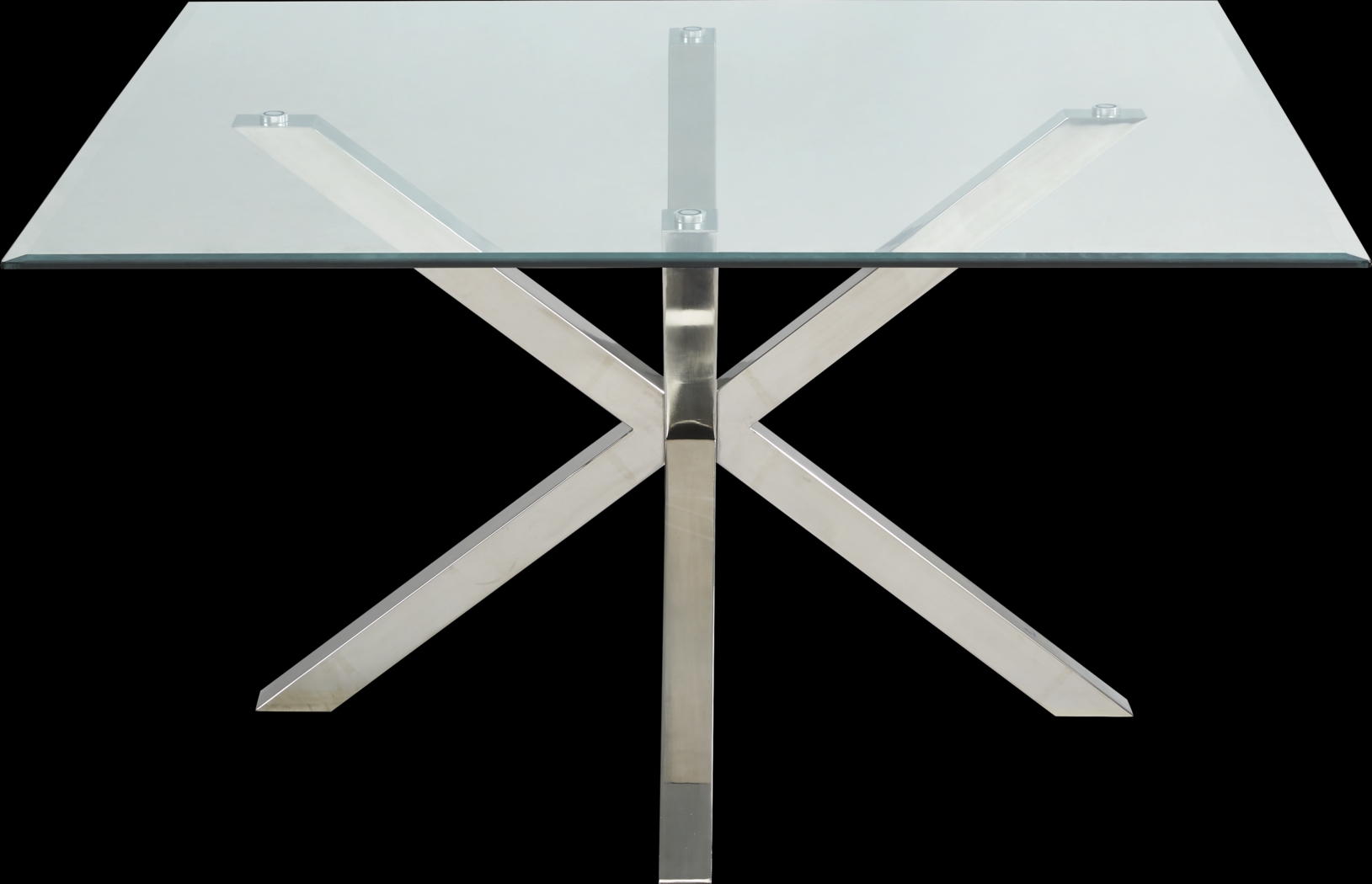 Linton Park Silver 5 Pc Square Dining Set with Charcoal Chairs - Thumbnail - Image 2