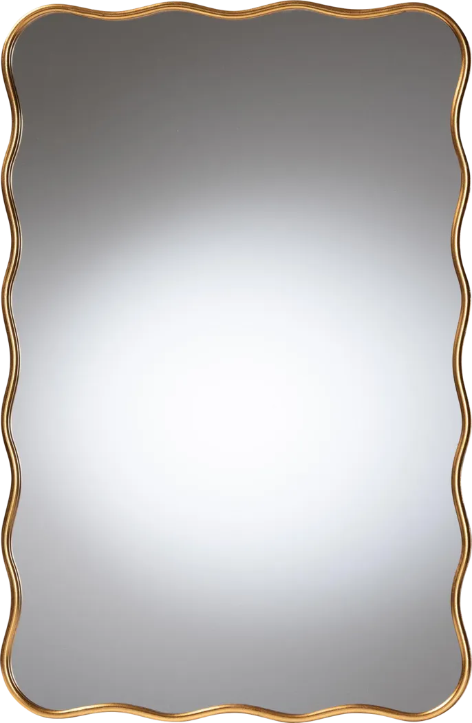 Lionbridgen Gold Rectangle Mirror - Thumbnail - Image 1
