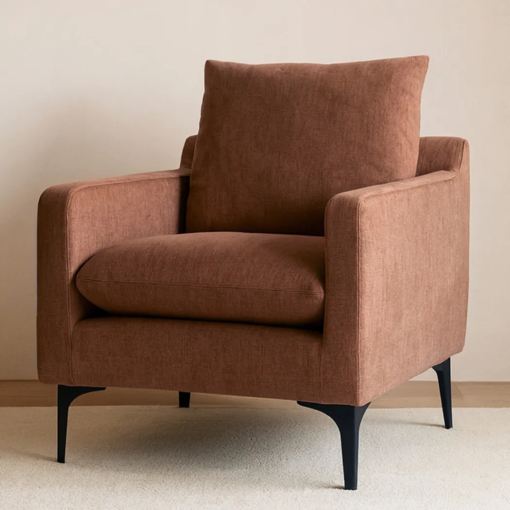 Lionel Pink Accent Chair - Thumbnail - Image 2