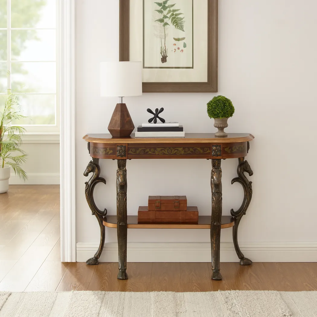 Lionset Brown Console Table - Image 2