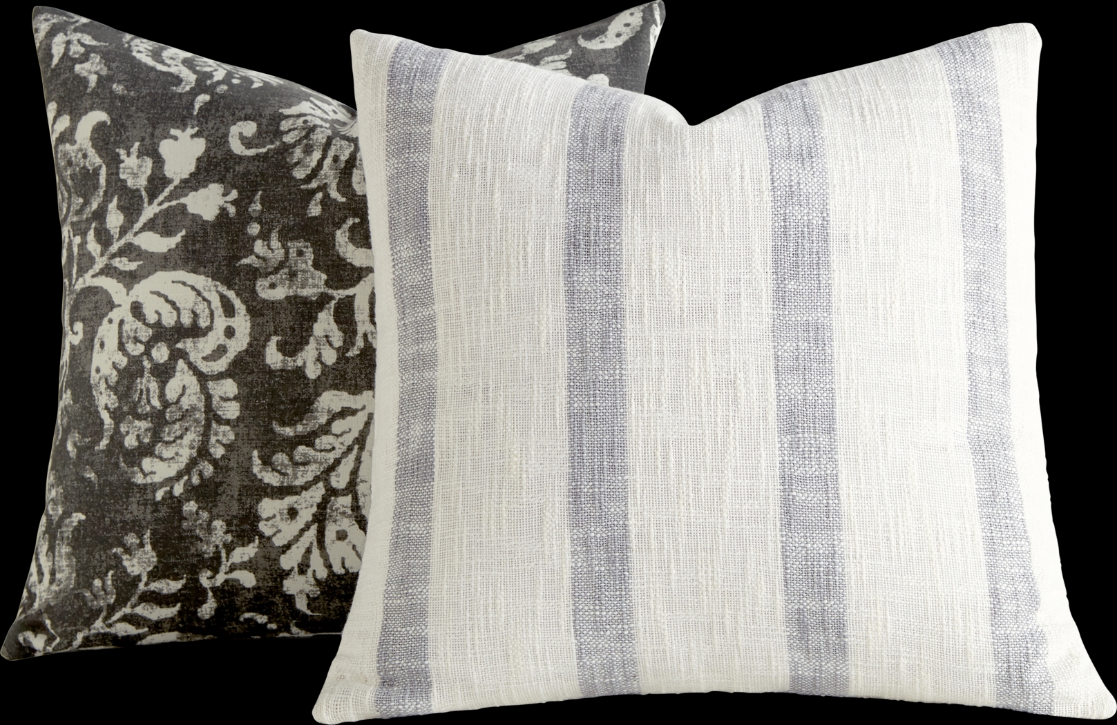 Lionway Charcoal Accent Pillow Set of 2 - Thumbnail - Image 1
