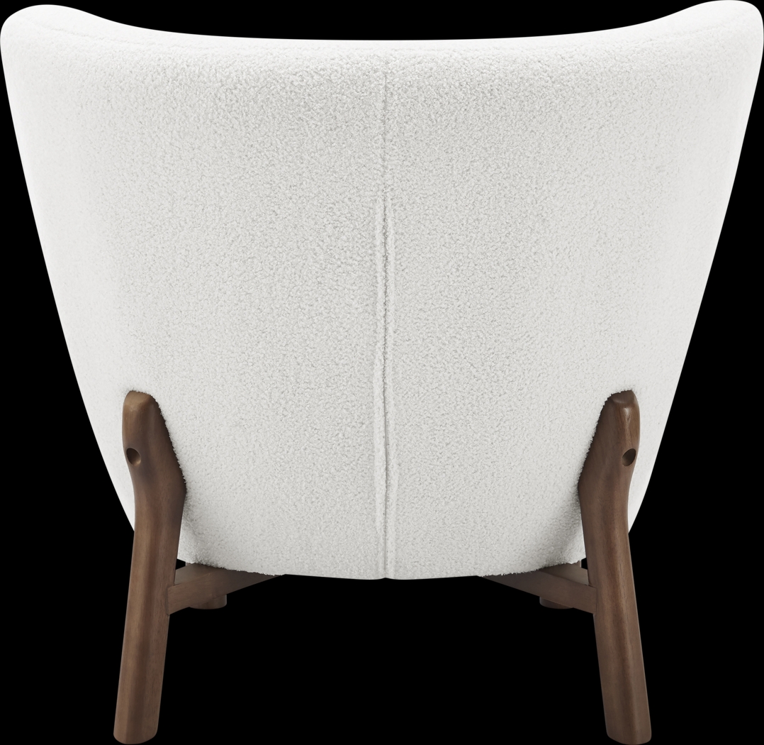 Lionwell White Accent Chair - Thumbnail - Image 5
