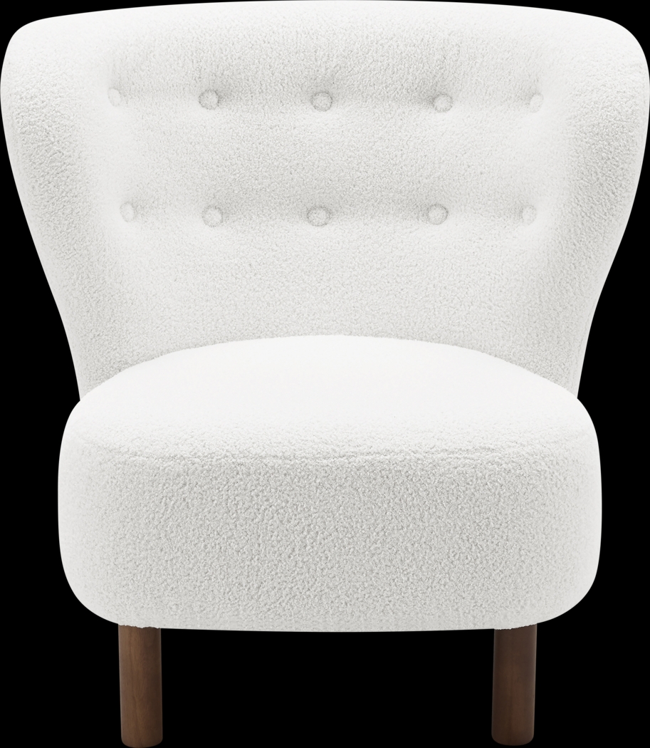 Lionwell White Accent Chair - Thumbnail - Image 1