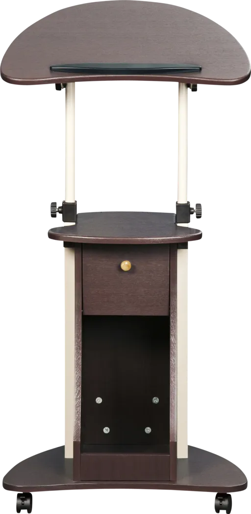 Liotre Brown Laptop Cart - Thumbnail - Image 6