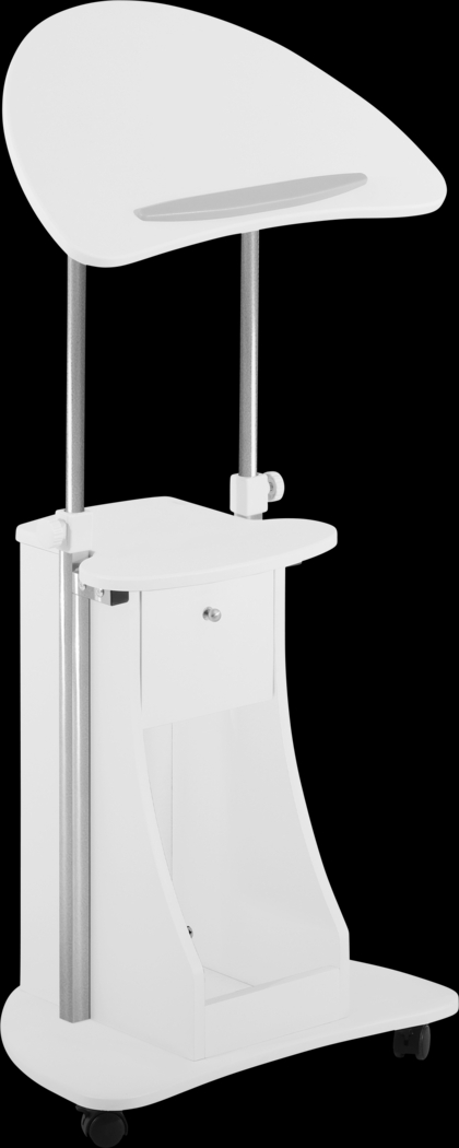 Liotre White Laptop Cart - Thumbnail - Image 11