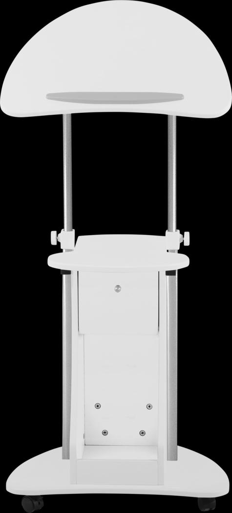 Liotre White Laptop Cart - Thumbnail - Image 12