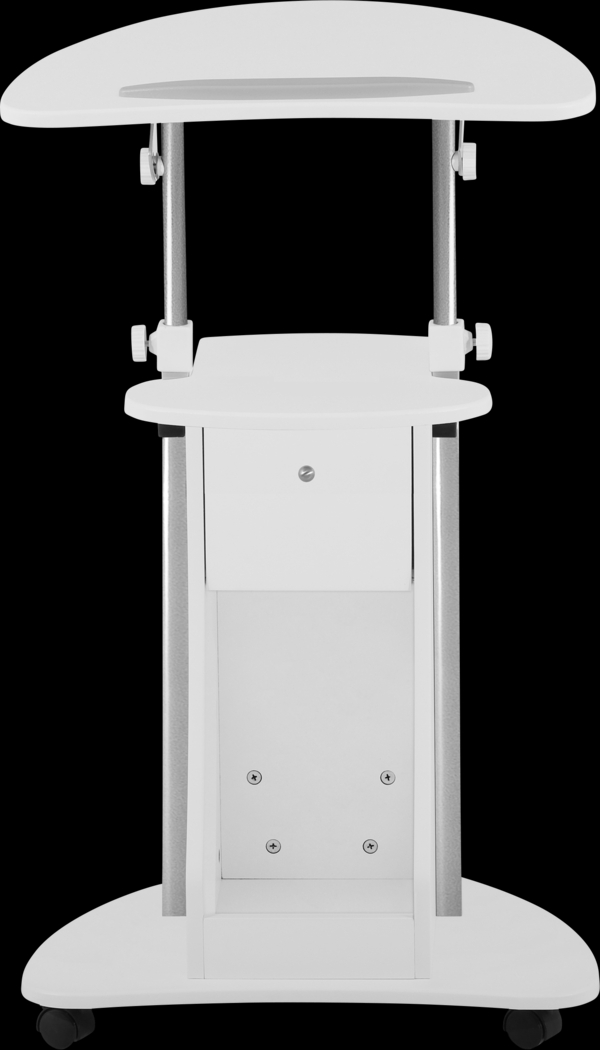 Liotre White Laptop Cart - Thumbnail - Image 6