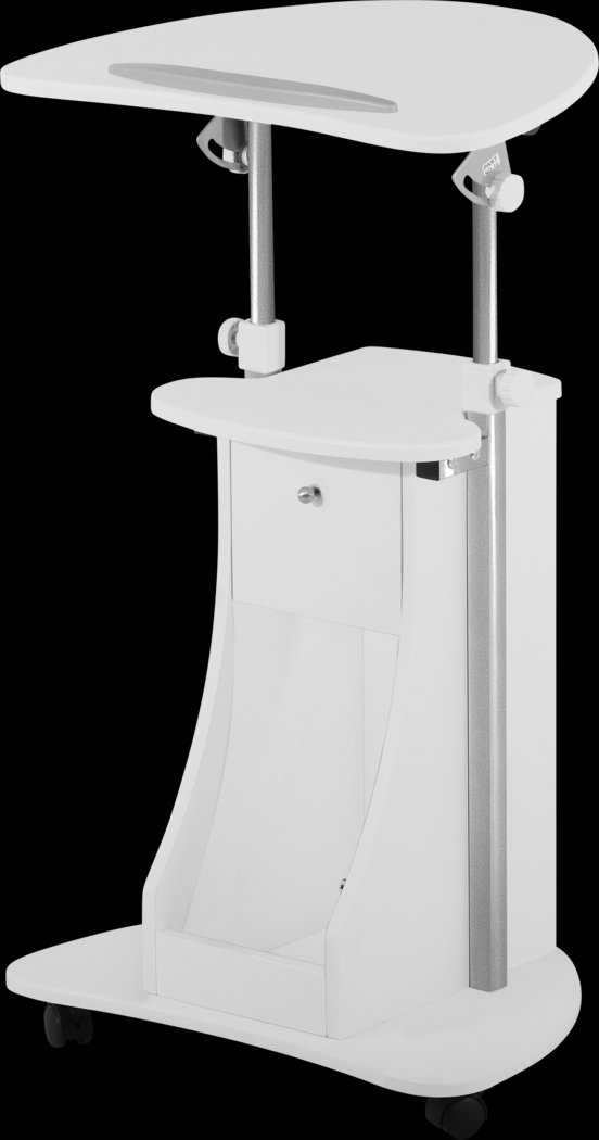 Liotre White Laptop Cart - Thumbnail - Image 8