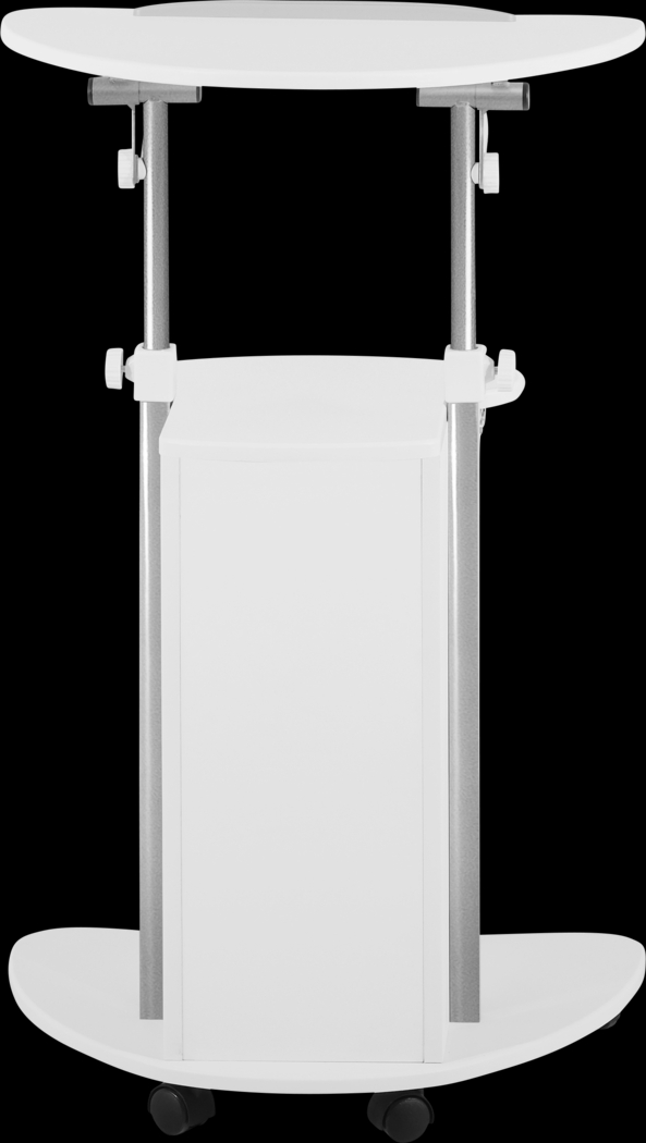 Liotre White Laptop Cart - Thumbnail - Image 9