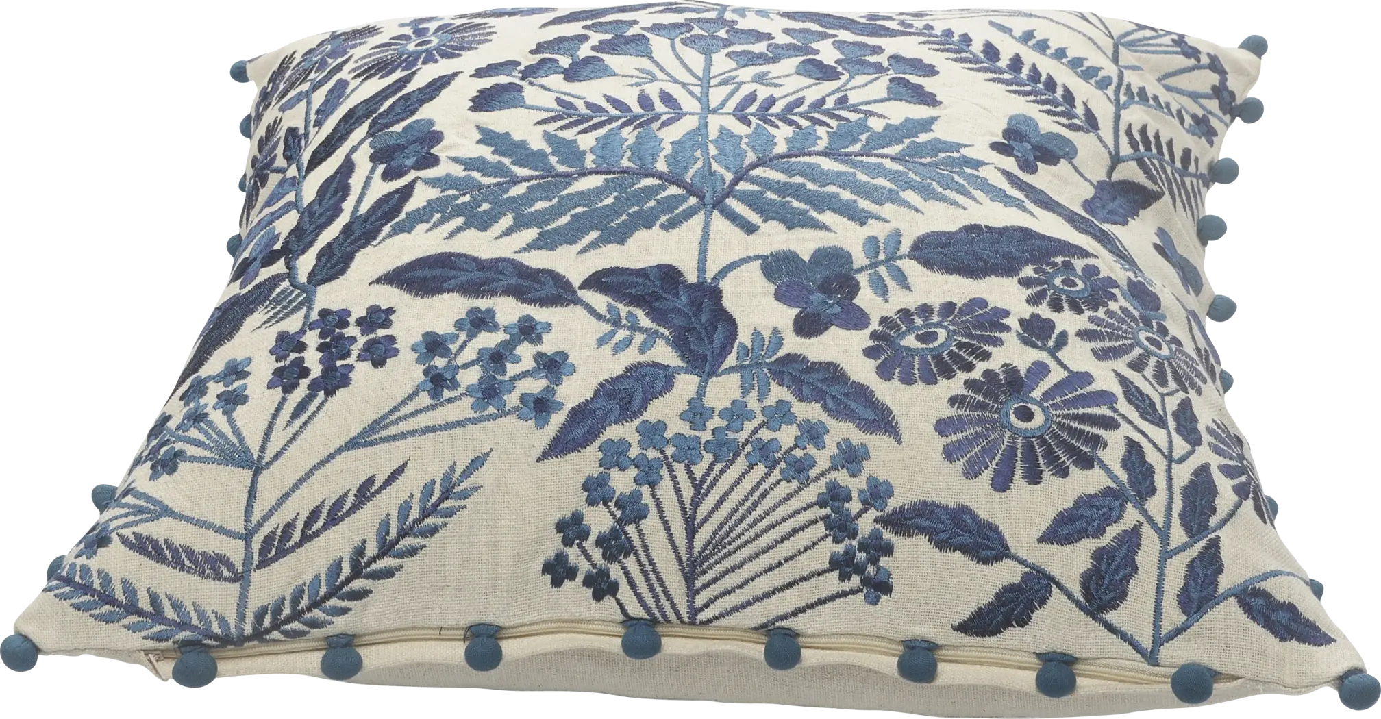 Lisan Blue Accent Pillow - Thumbnail - Image 4