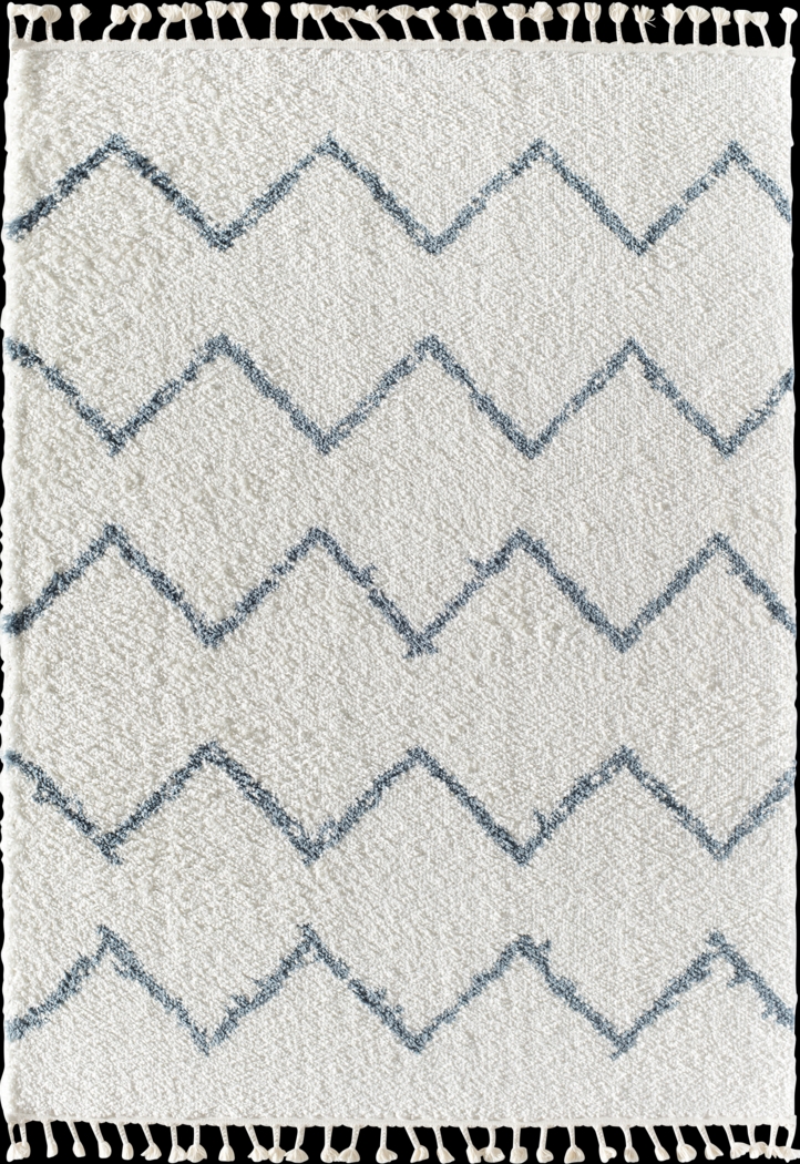CosmoLiving By Cosmopolitan Lisara White 8' x 10' Rug - Thumbnail - Image 1