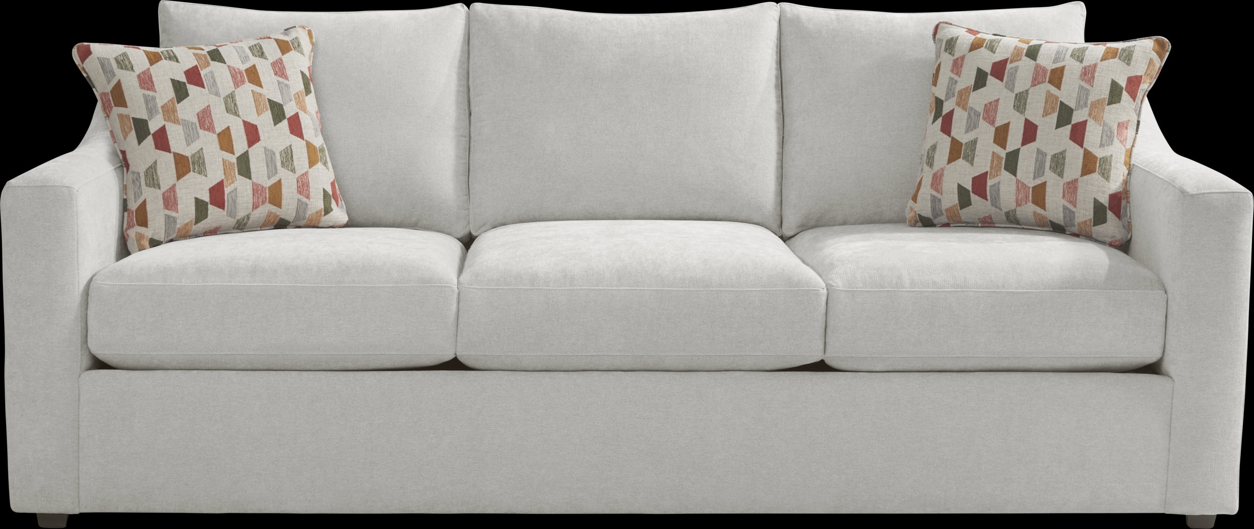 Lisbon Park Oyster 7 Pc Living Room with Gel Foam Sleeper Sofa - Thumbnail - Image 2