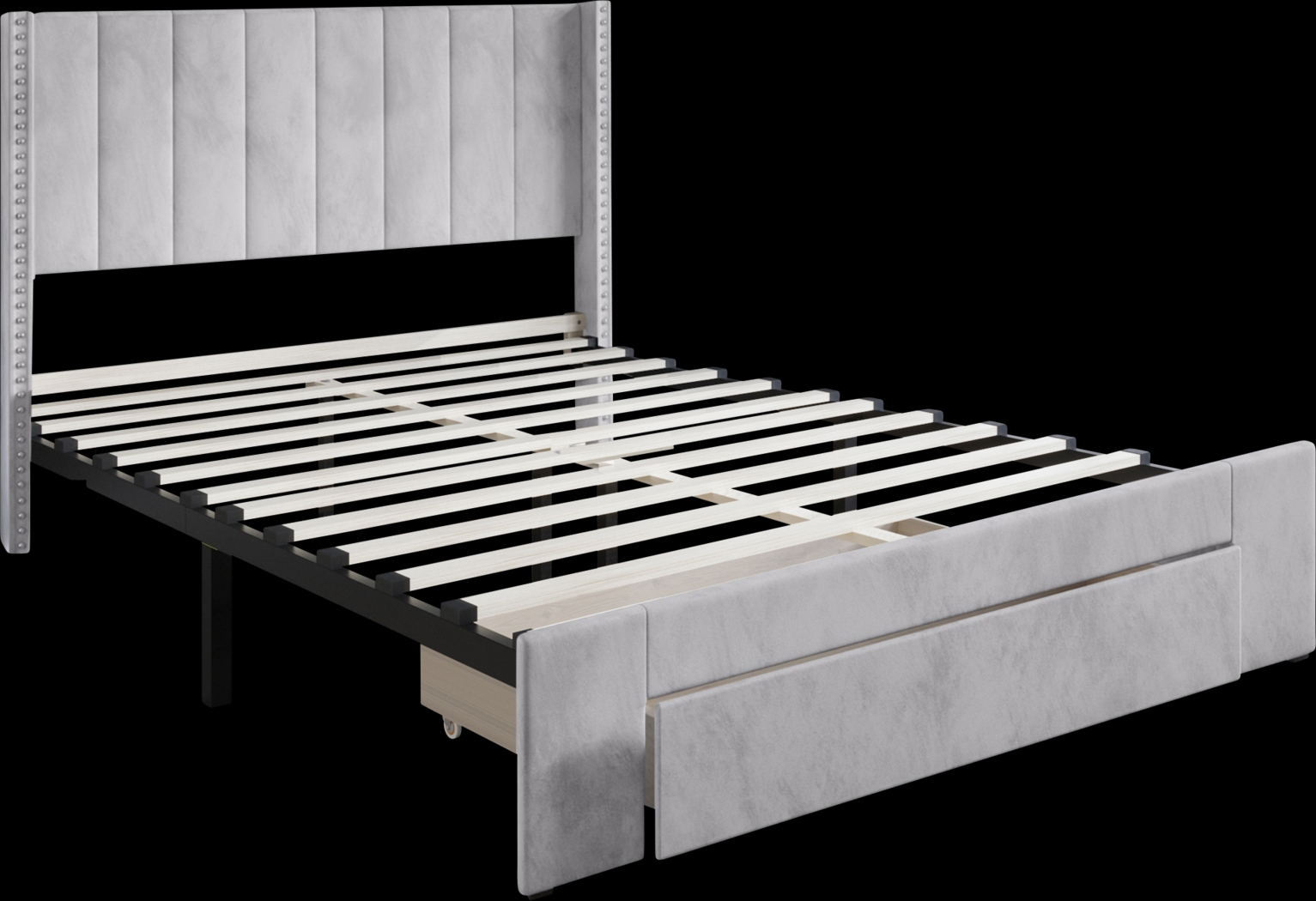 Lischey Gray King Bed - Thumbnail - Image 4