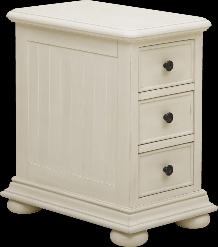 Lisha White Accent Cabinet - Thumbnail - Image 2