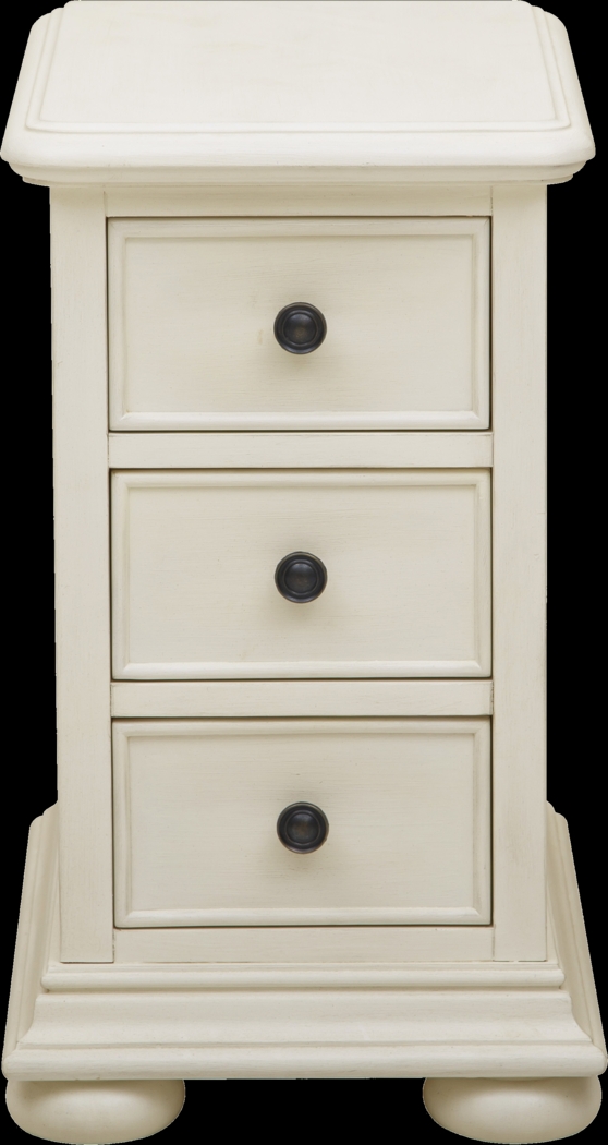 Lisha White Accent Cabinet - Thumbnail - Image 1