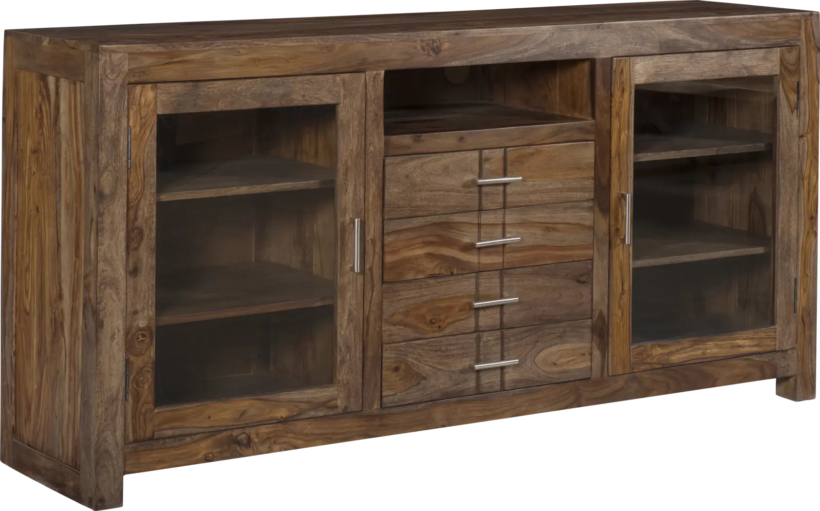 Lishwood Brown 67 in. Console - Thumbnail - Image 1