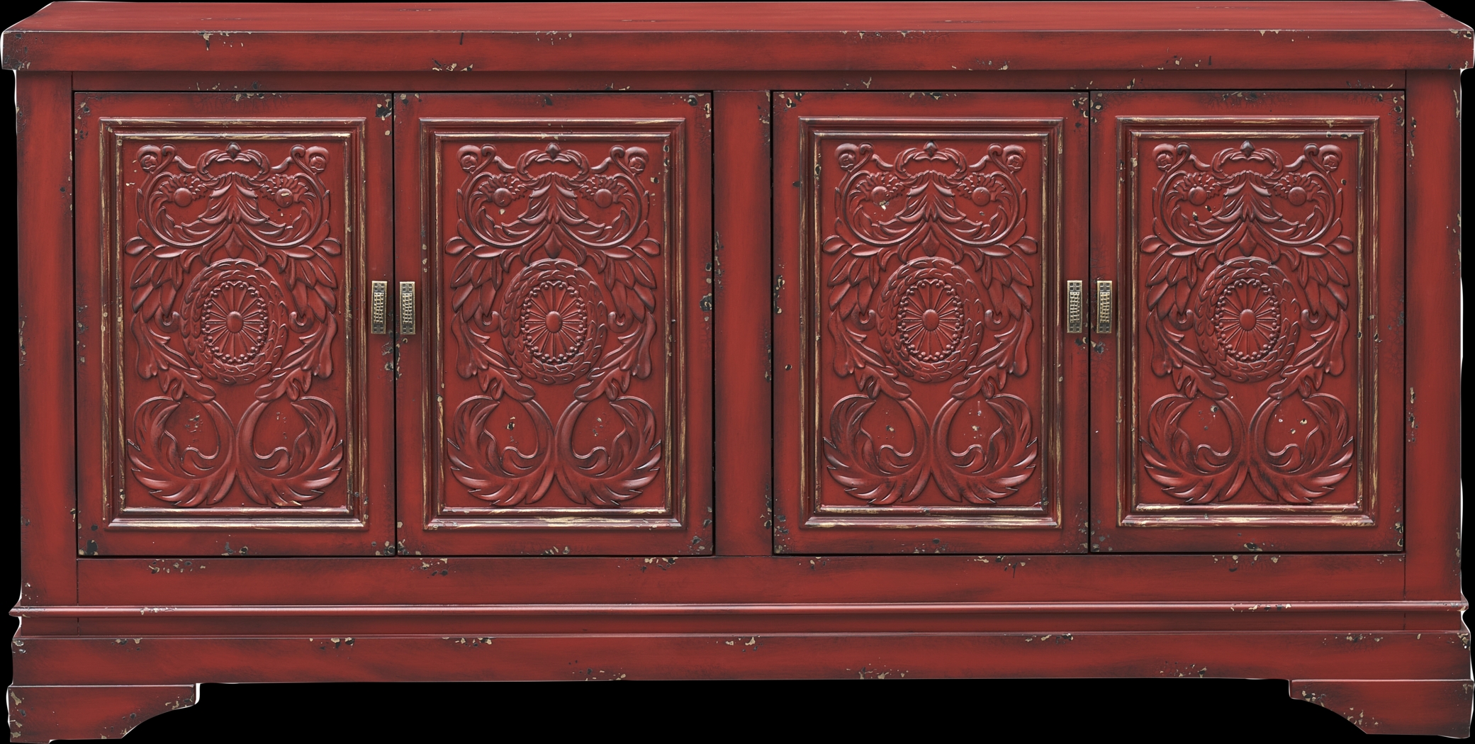 Listerbrook Red Credenza - Thumbnail - Image 3