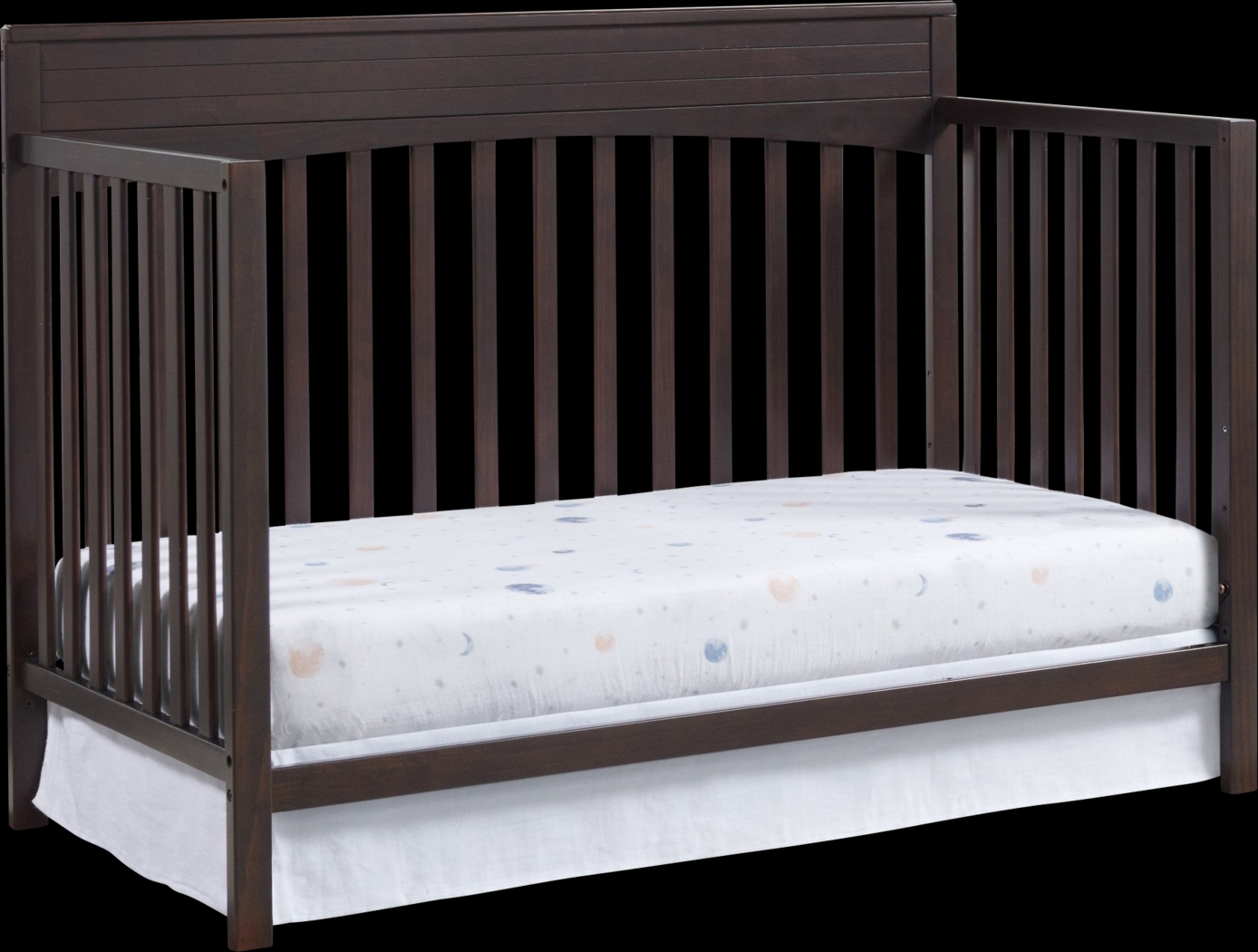 Listmore Espresso Convertible Crib - Thumbnail - Image 4