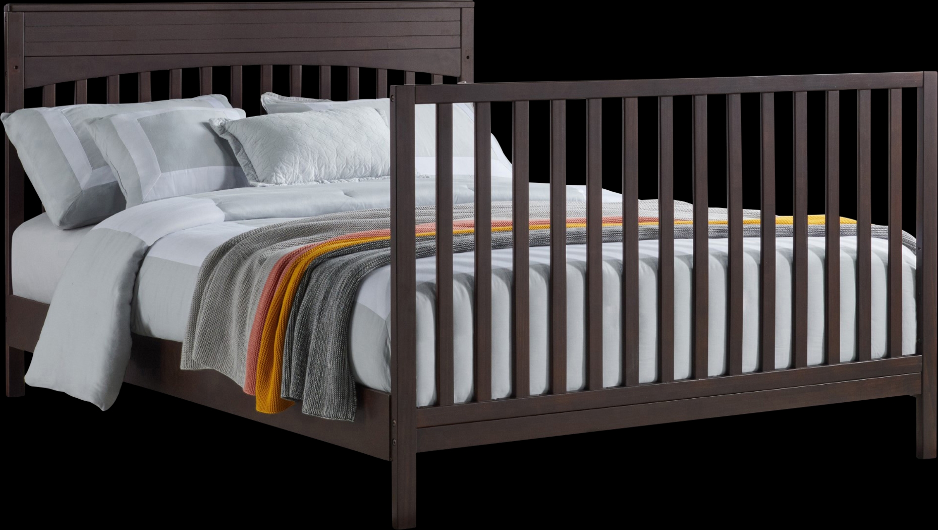 Listmore Espresso Convertible Crib - Thumbnail - Image 5