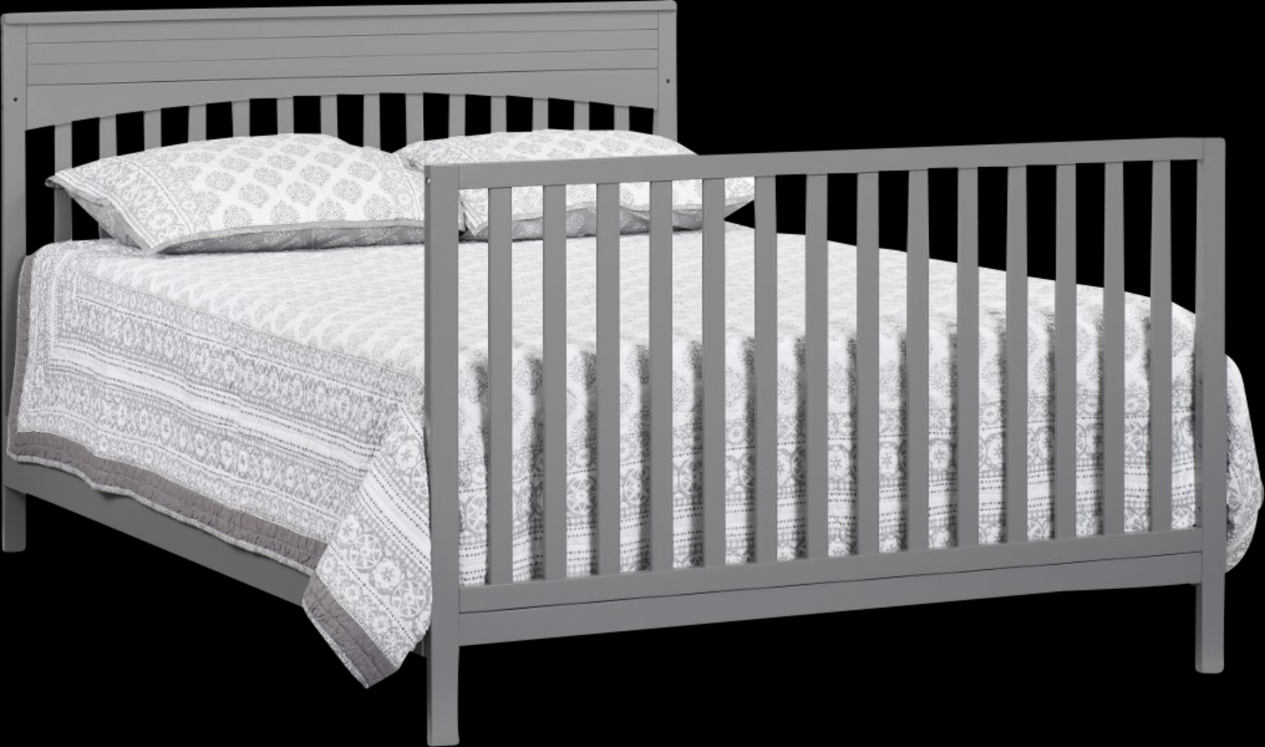 Listmore Gray Convertible Crib and Changing Table - Thumbnail - Image 6