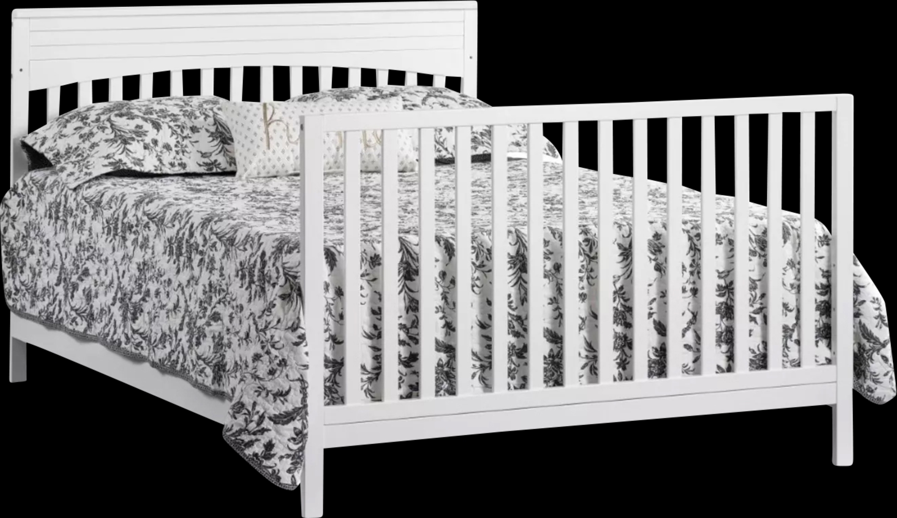 Listmore White Convertible Crib and Changing Table - Thumbnail - Image 5