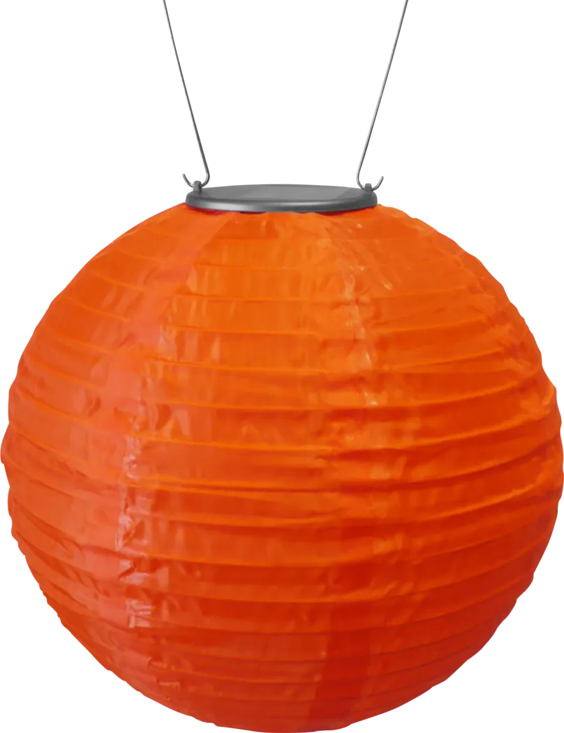 Lita Orange Outdoor Solar Lantern - Thumbnail - Image 1
