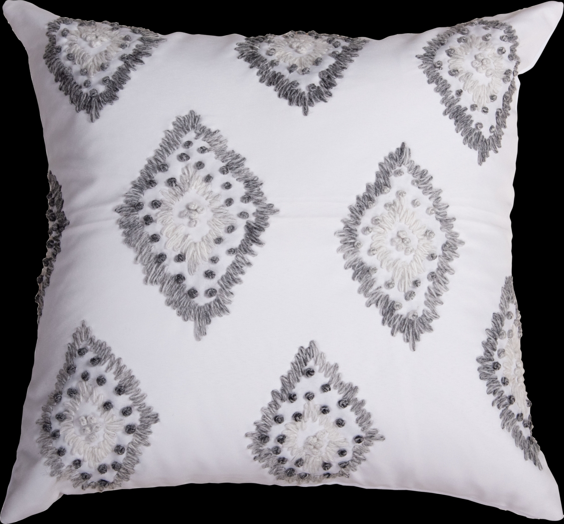 Litre Gray Indoor/Outdoor Accent Pillow - Thumbnail - Image 1