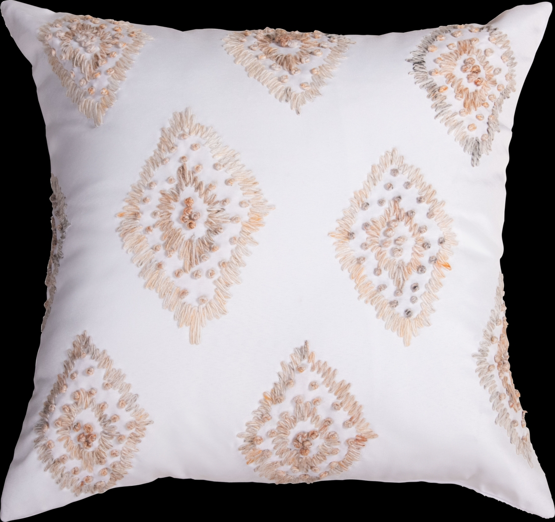 Litre Ivory Indoor/Outdoor Accent Pillow - Thumbnail - Image 1