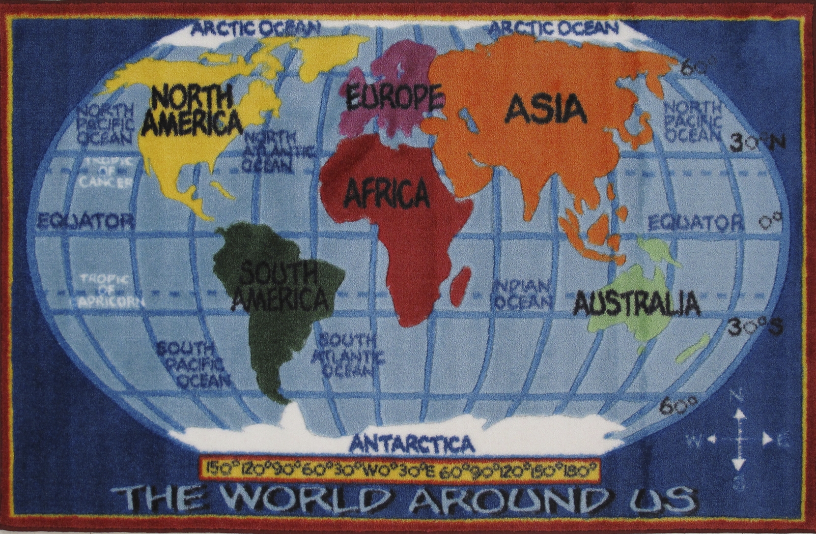 Kids Little Explorer 2'7" x 3'11" Rug - Thumbnail - Image 1