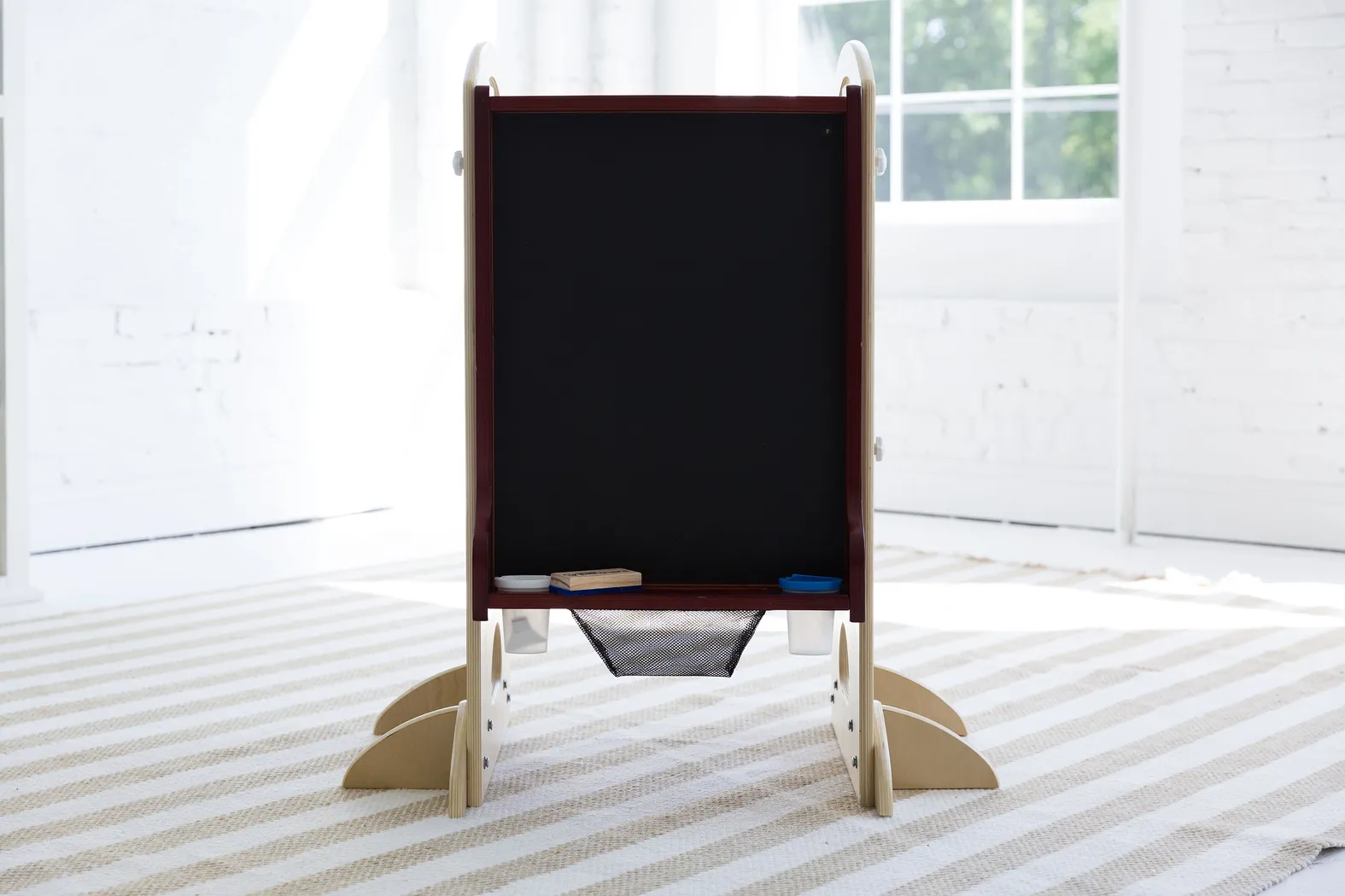 Little Partners Cherry Learning Tower with Learn and Share Easel - Thumbnail - Image 3