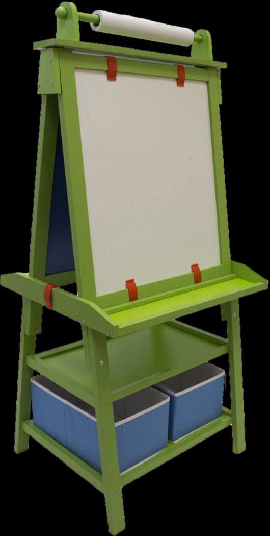 Little Partners Green Deluxe Learn and Play Art Center Easel - Thumbnail - Image 1