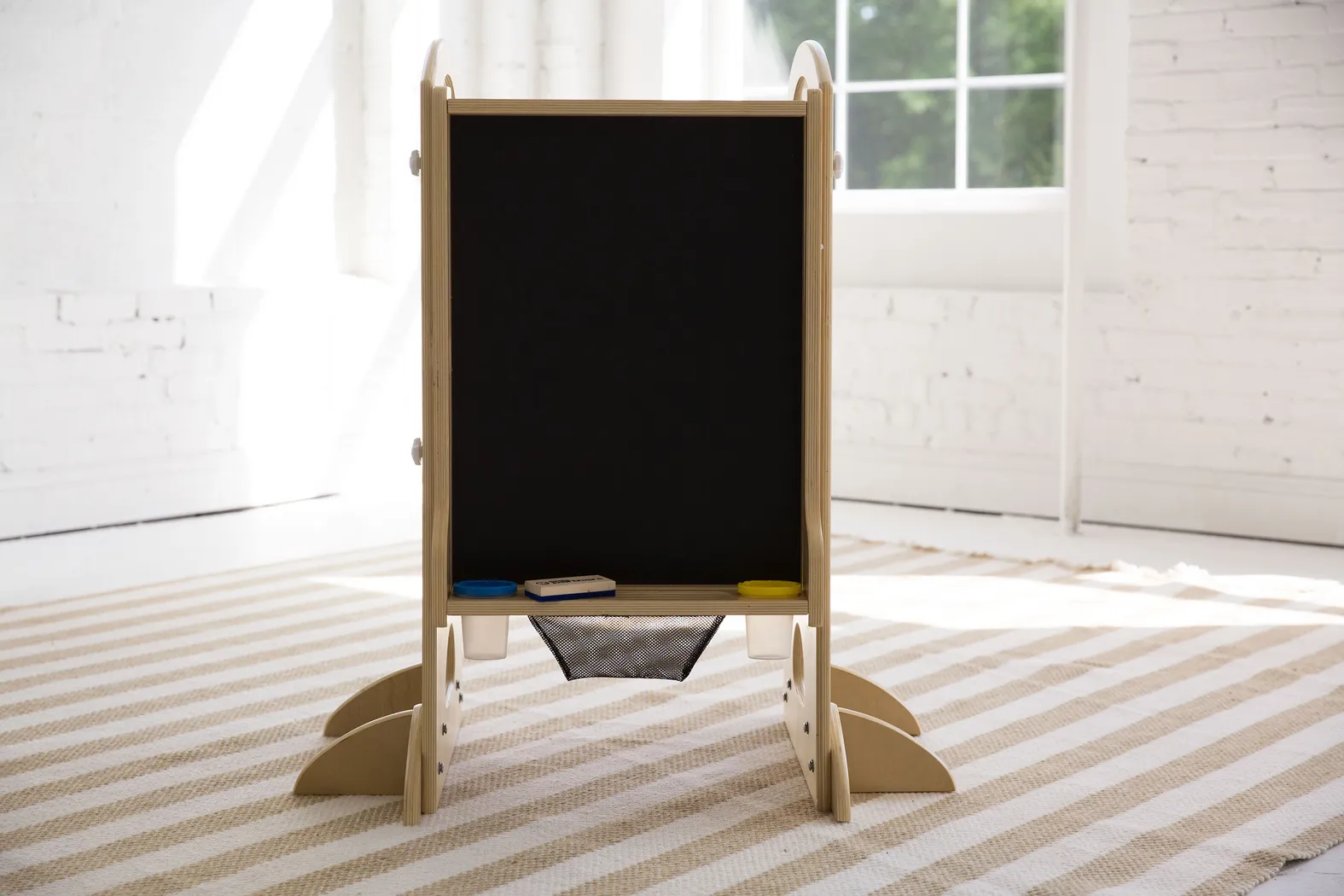 Little Partners Natural Learning Tower with Learn and Share Easel - Thumbnail - Image 3