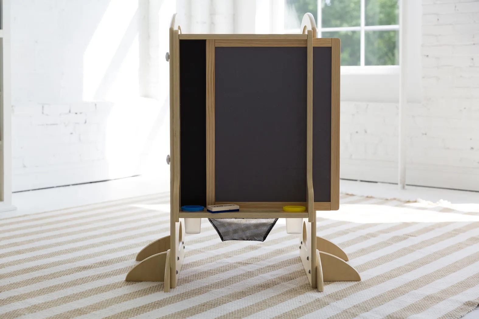 Little Partners Natural Learning Tower with Learn and Share Easel - Thumbnail - Image 4