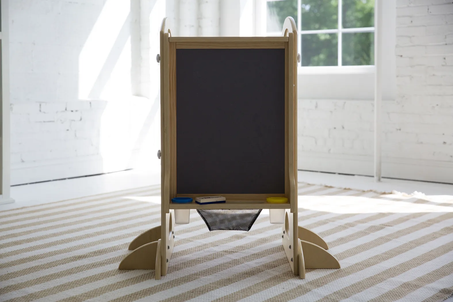 Little Partners Natural Learning Tower with Learn and Share Easel - Thumbnail - Image 5