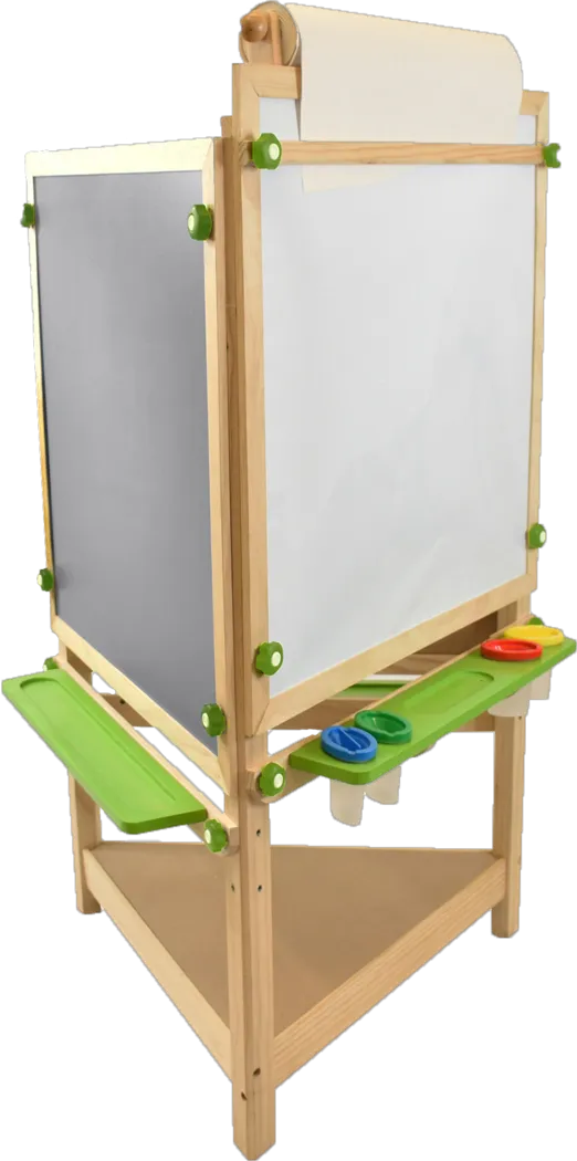 Little Partners Natural Tri Side Learn and Play Art Center - Thumbnail - Image 1