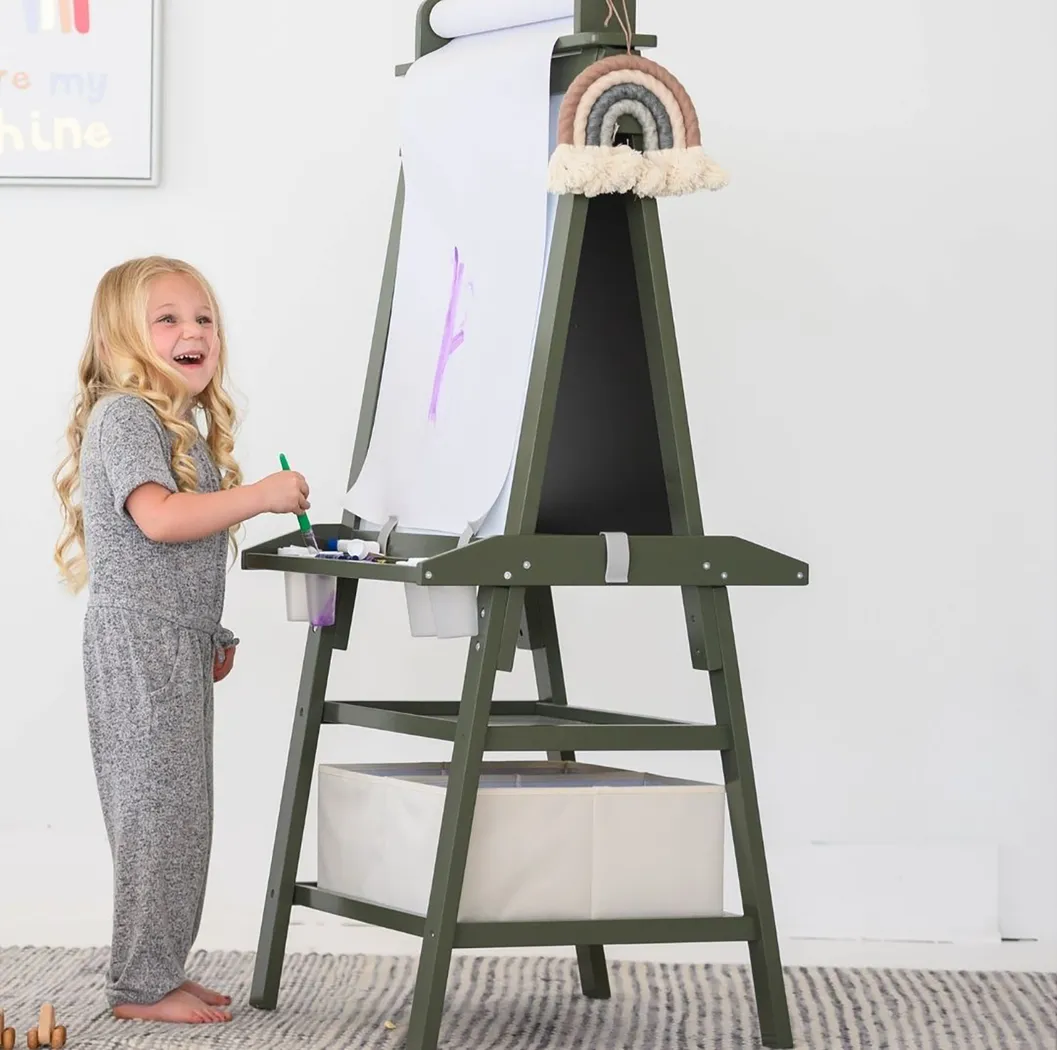 Little Partners Olive Deluxe Learn and Play Art Center - Thumbnail - Image 2