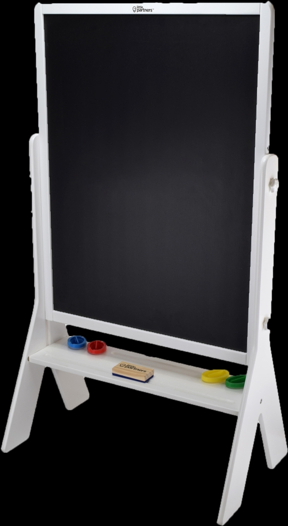 Little Partners White Contempo Two-Sided Art Easel - Thumbnail - Image 2