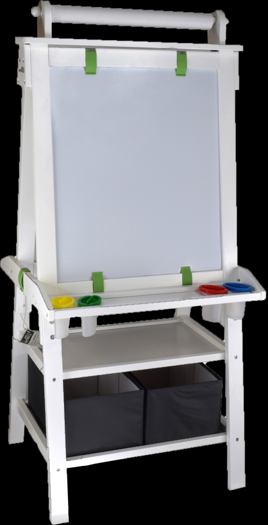 Little Partners White Deluxe Learn and Play Art Center Easel - Thumbnail - Image 1