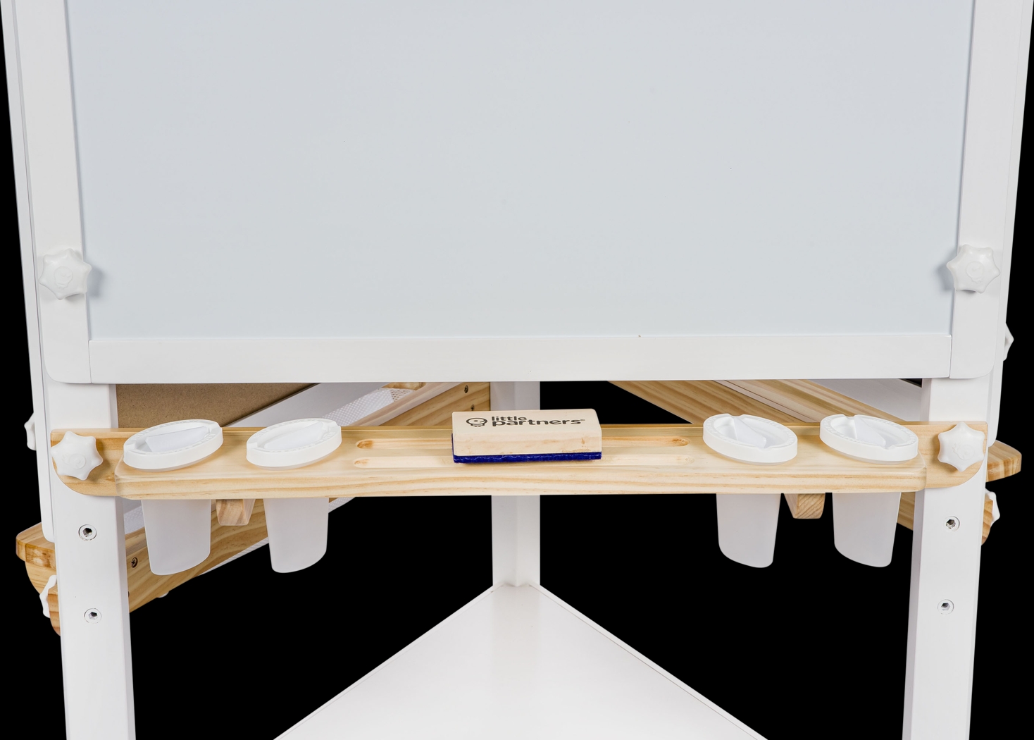 Little Partners White Tri-Sided Art Center - Thumbnail - Image 12