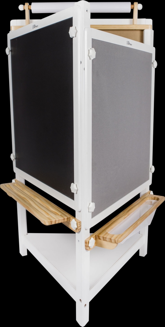 Little Partners White Tri-Sided Art Center - Thumbnail - Image 5