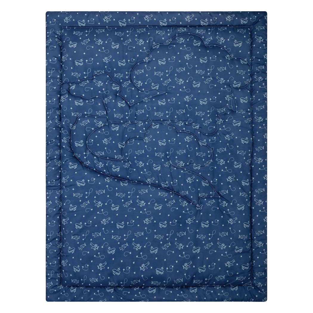 Little Pilot Blue 4 Pc Baby Bedding Set - Thumbnail - Image 6